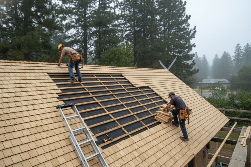 Wood Shake Roof Repair in Georgetown, DE