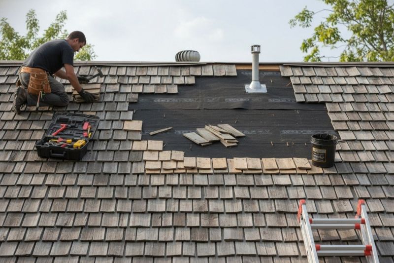 Wood Shake Roof Repair in Laurel, DE