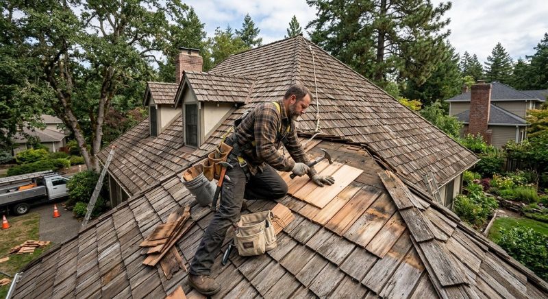 Wood Shake Roof Repair in Millville, DE