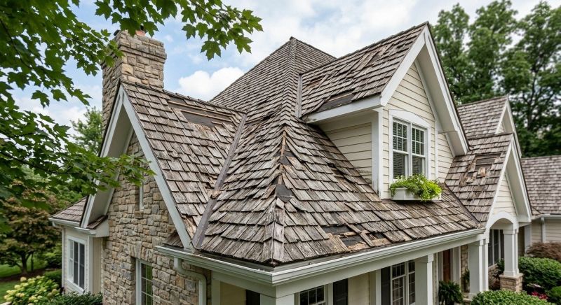 Wood Shake Roof Repair in Villas, NJ