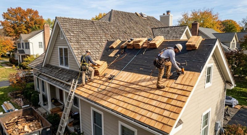 Wood Shake Roof Replacement in Georgetown, DE