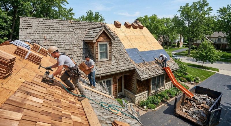 Wood Shake Roof Replacement in Seaford, DE